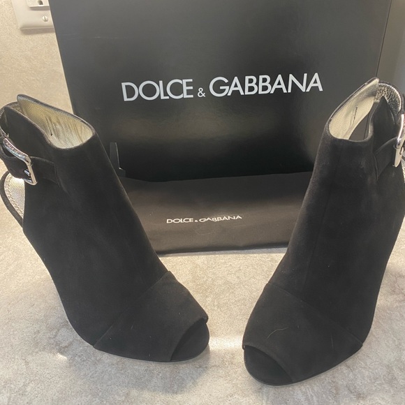 Dolce & Gabbana Shoes - Dolce & Gabbana black suede booties